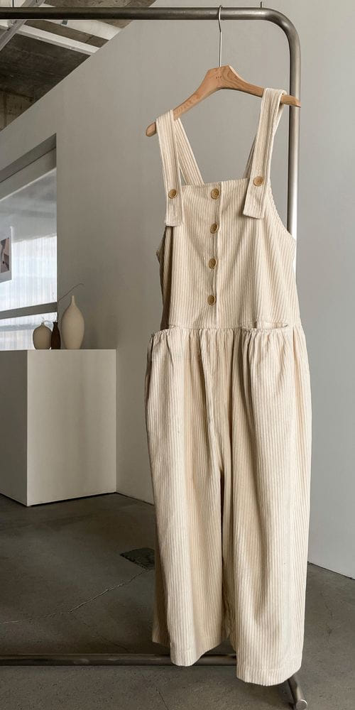 BARI - Korean Children Fashion - #Kfashion4kids - Big Rib Dungarees Pants