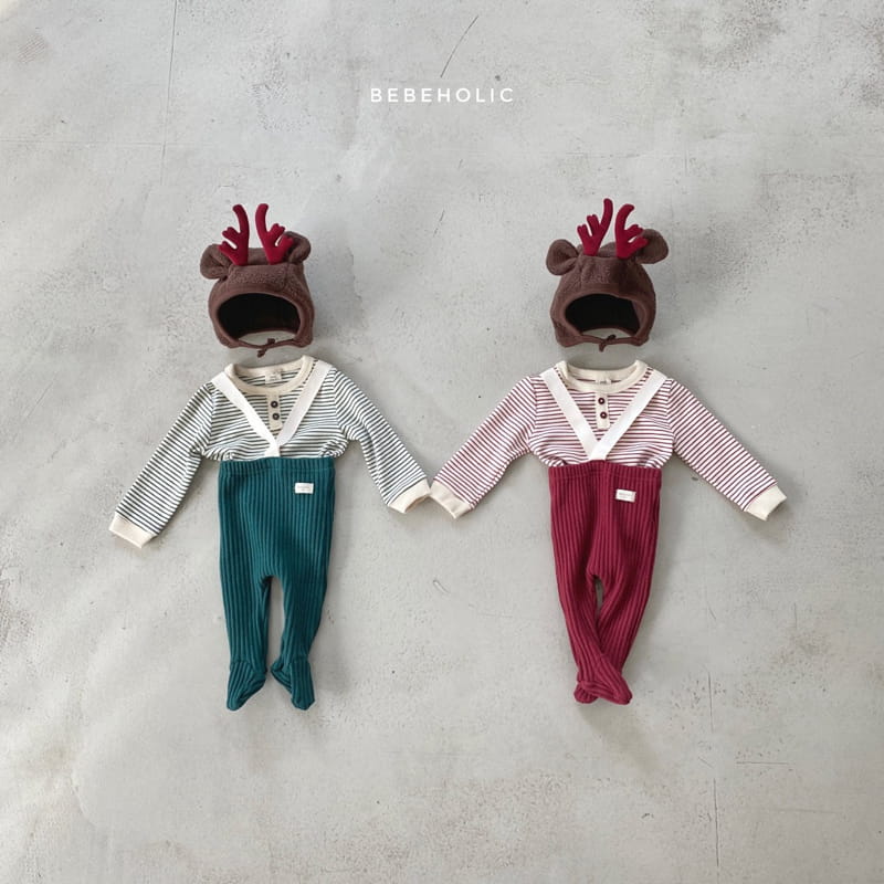 BEBE HOLIC - Korean Children Fashion - #Kfashion4kids - Christmas Top Bottom Set