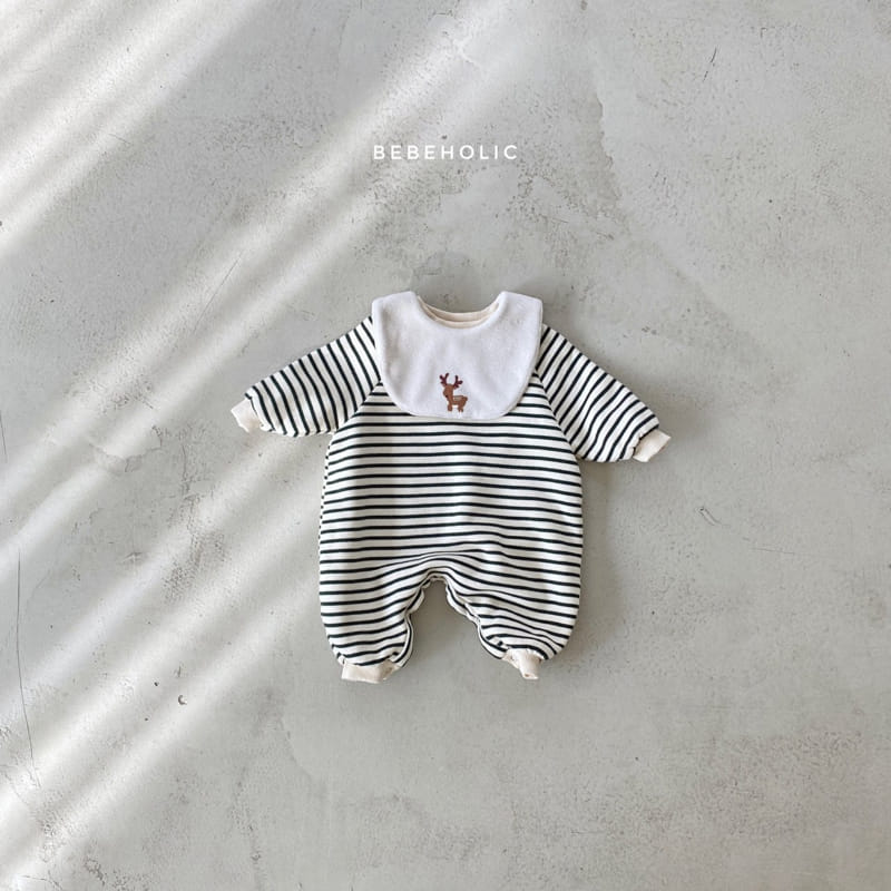 BEBE HOLIC - Korean Children Fashion - #Kfashion4kids - Rudolf Bodysuit with Bib - 11