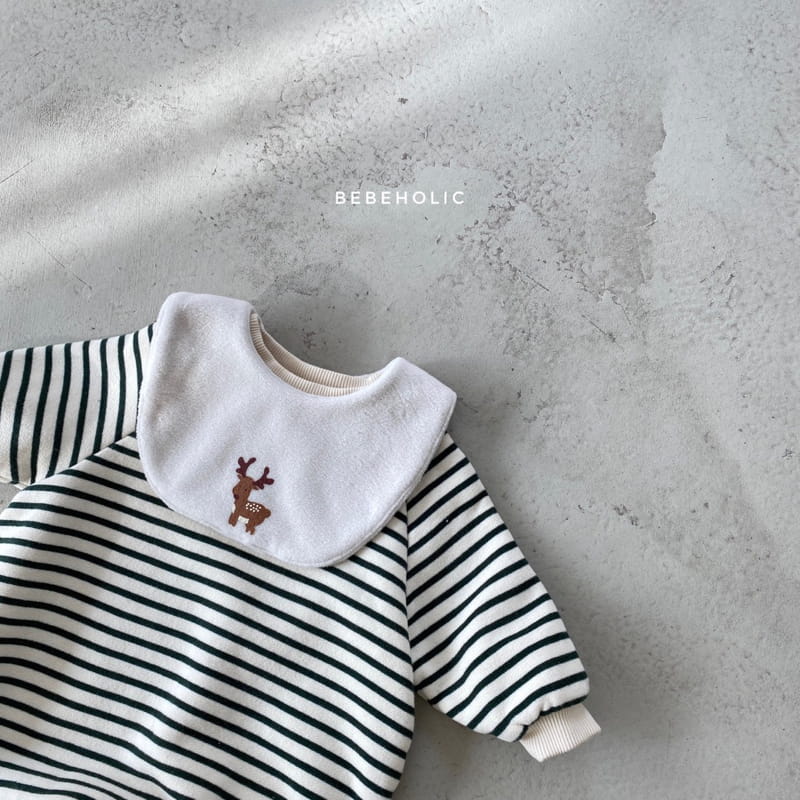 BEBE HOLIC - Korean Children Fashion - #Kfashion4kids - Rudolf Bodysuit with Bib - 12