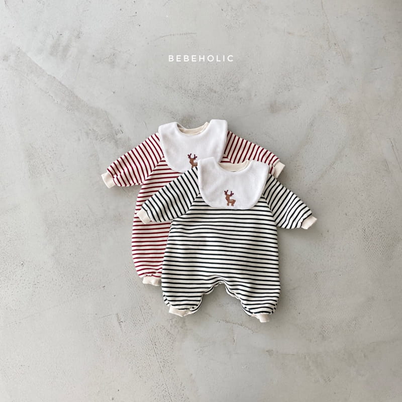 BEBE HOLIC - Korean Children Fashion - #Kfashion4kids - Rudolf Bodysuit with Bib - 3