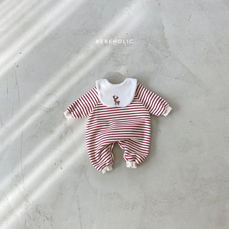 BEBE HOLIC - Korean Children Fashion - #Kfashion4kids - Rudolf Bodysuit with Bib - 7
