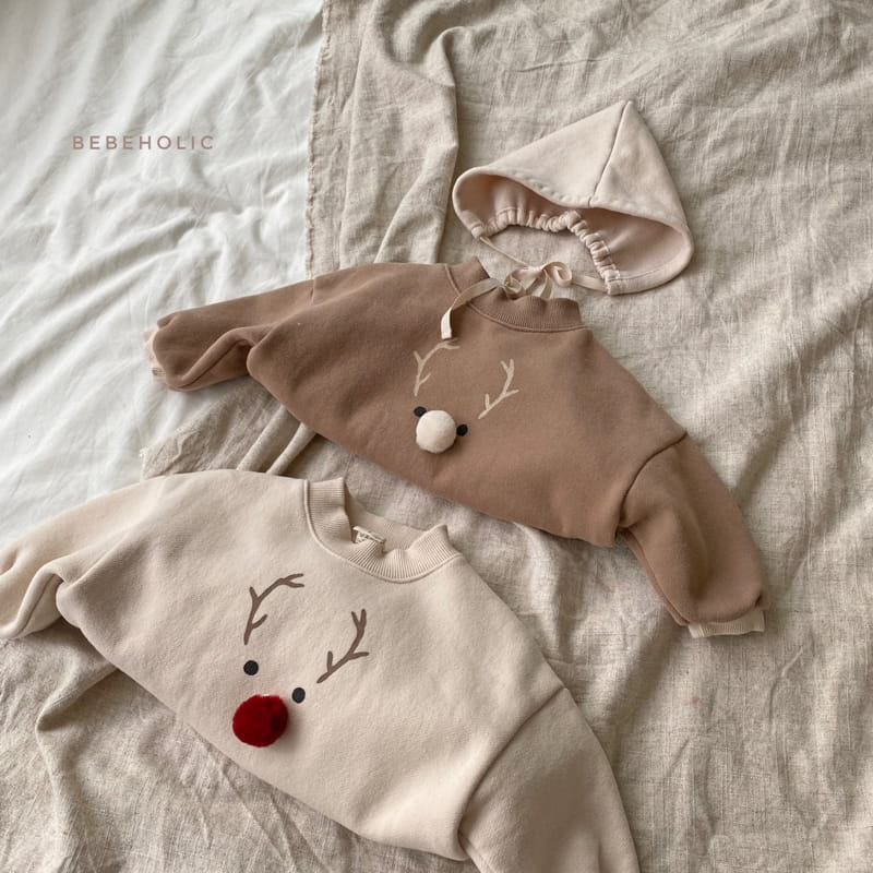 BEBE HOLIC - Korean Children Fashion - #Kfashion4kids - Rudolf Bodysuit with Bonnet  - 10
