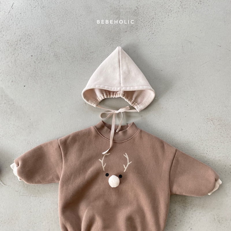 BEBE HOLIC - Korean Children Fashion - #Kfashion4kids - Rudolf Bodysuit with Bonnet  - 4