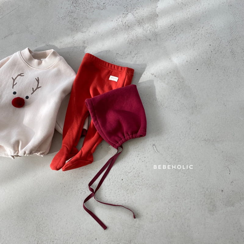 BEBE HOLIC - Korean Children Fashion - #Kfashion4kids - Rudolf Bodysuit with Bonnet  - 8