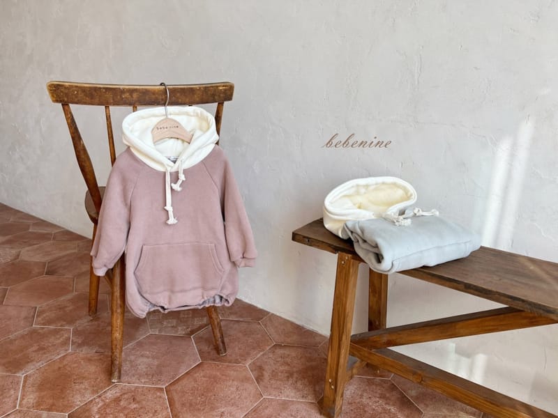BEBE NINE - Korean Children Fashion - #Kfashion4kids - Kangaroo Hoody Bodysuit - 12