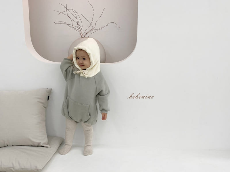 BEBE NINE - Korean Children Fashion - #Kfashion4kids - Kangaroo Hoody Bodysuit - 2
