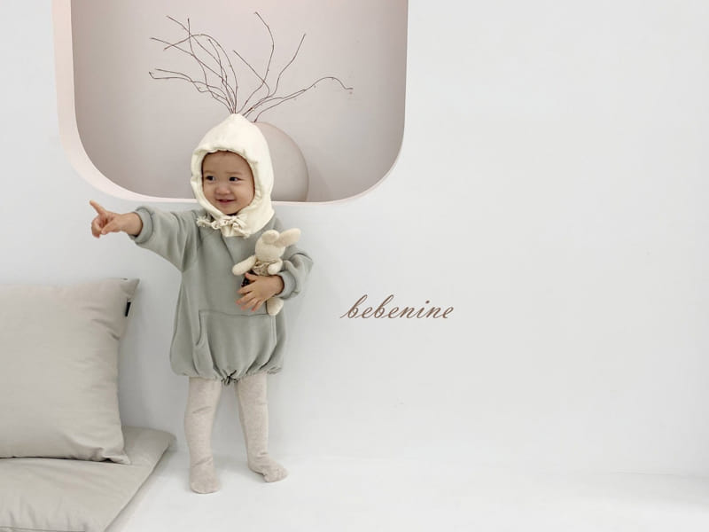 BEBE NINE - Korean Children Fashion - #Kfashion4kids - Kangaroo Hoody Bodysuit - 4