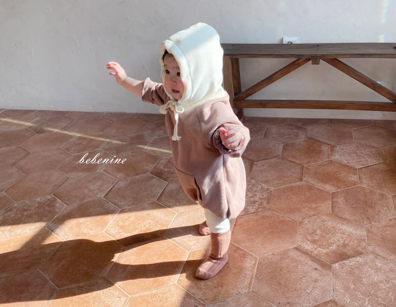 BEBE NINE - Korean Children Fashion - #Kfashion4kids - Kangaroo Hoody Bodysuit - 6
