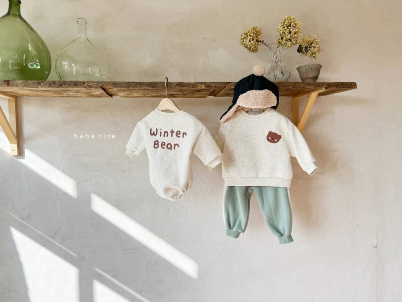 BEBE NINE - Korean Children Fashion - #Kfashion4kids - Winter Bear Bodysuit - 10