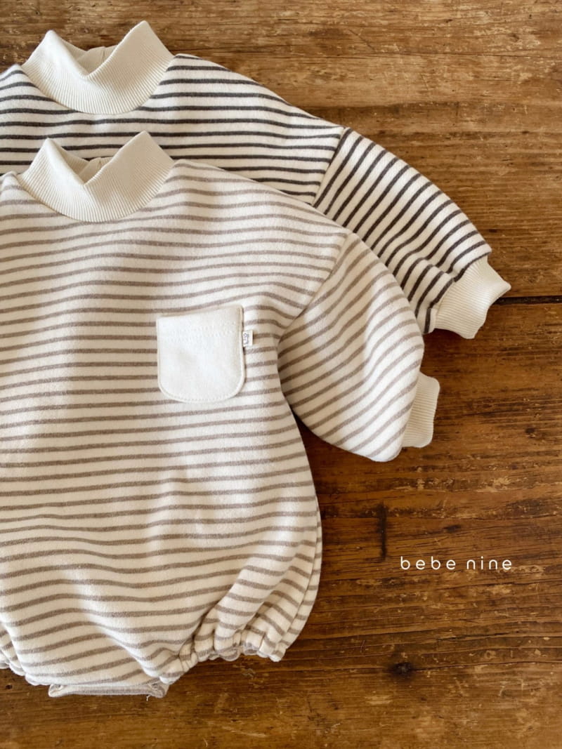 BEBE NINE - Korean Children Fashion - #Kfashion4kids - Cozy Stripes Bodysuit - 11
