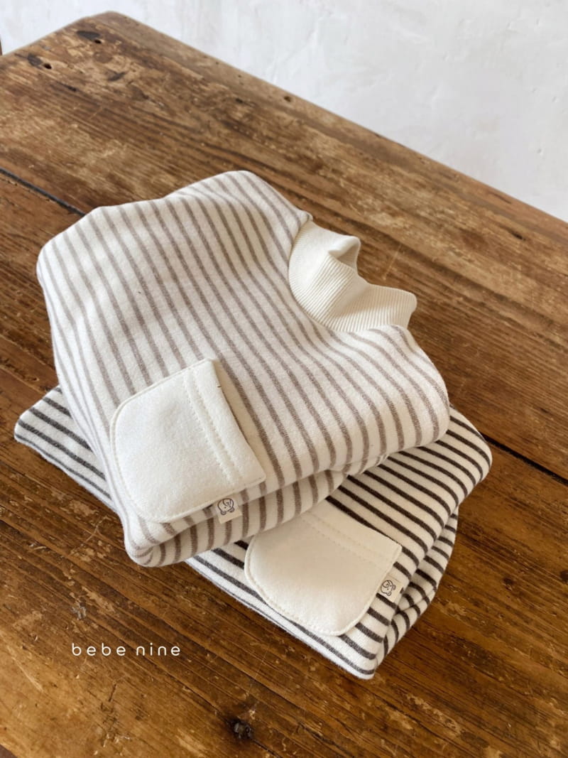 BEBE NINE - Korean Children Fashion - #Kfashion4kids - Cozy Stripes Bodysuit - 12
