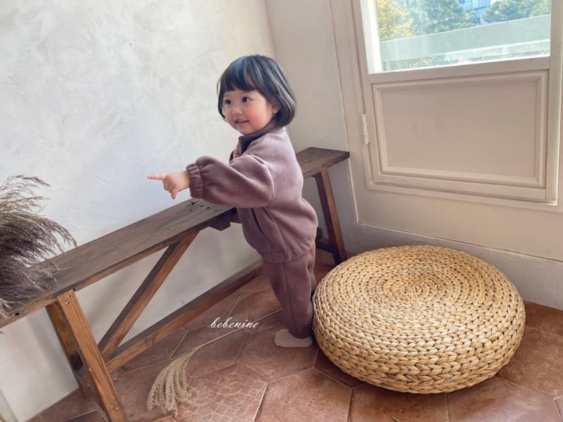 BEBE NINE - Korean Children Fashion - #Kfashion4kids - Turtleneck Half Zip-up  - 4