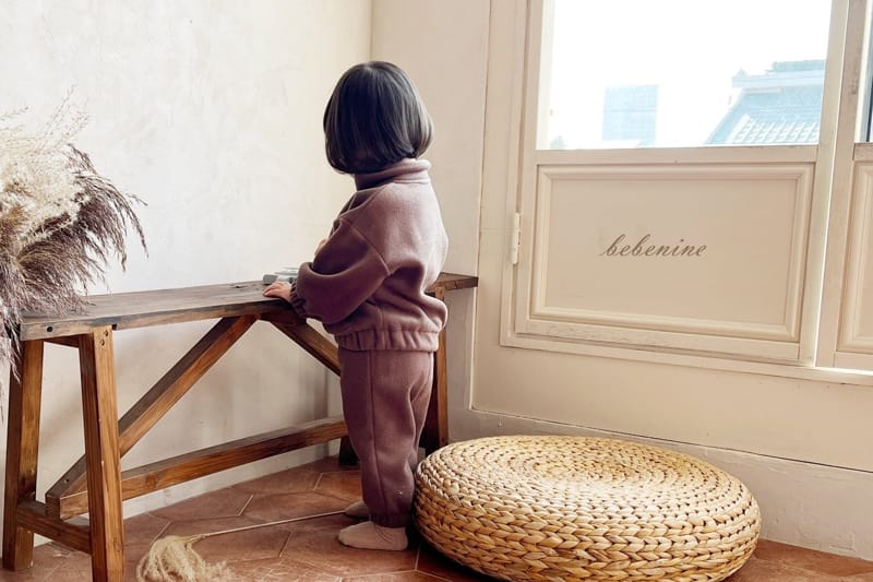 BEBE NINE - Korean Children Fashion - #Kfashion4kids - Turtleneck Half Zip-up  - 5