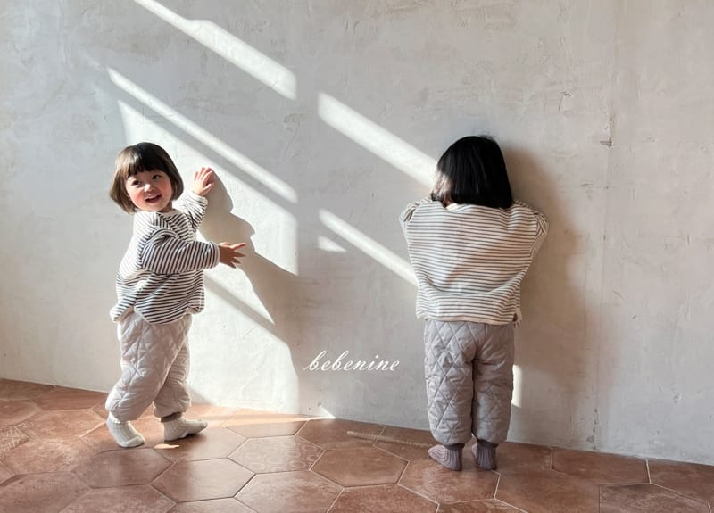 BEBE NINE - Korean Children Fashion - #Kfashion4kids - Cozy Stripes Sweatshirt  - 2