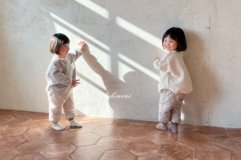 BEBE NINE - Korean Children Fashion - #Kfashion4kids - Cozy Stripes Sweatshirt  - 3