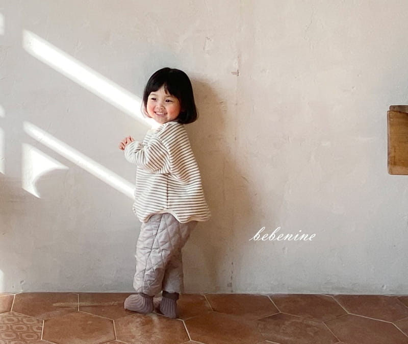BEBE NINE - Korean Children Fashion - #Kfashion4kids - Cozy Stripes Sweatshirt  - 5