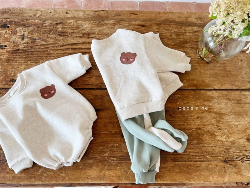 BEBE NINE - Korean Children Fashion - #Kfashion4kids - Winter Bear Top Bottom Set - 11