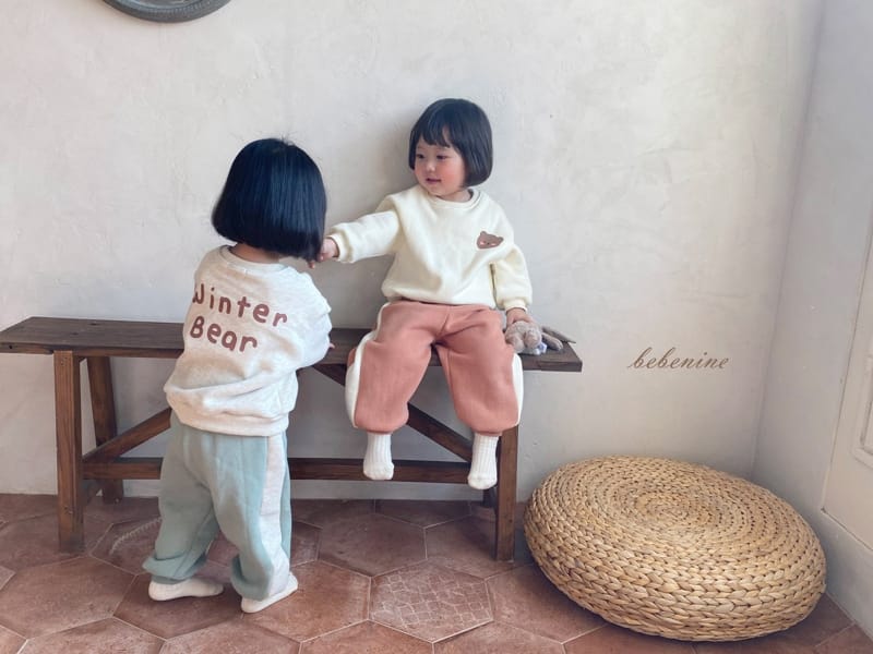 BEBE NINE - Korean Children Fashion - #Kfashion4kids - Winter Bear Top Bottom Set - 3