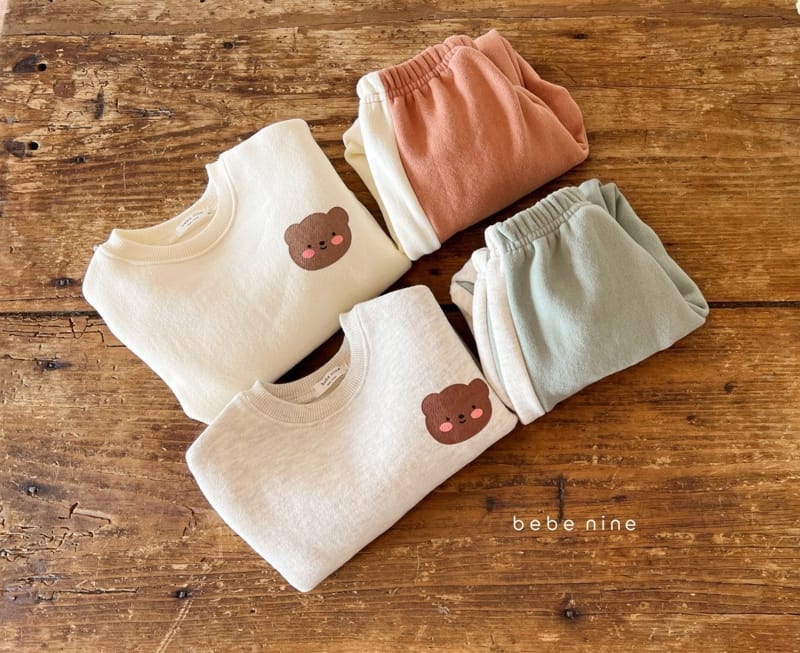 BEBE NINE - Korean Children Fashion - #Kfashion4kids - Winter Bear Top Bottom Set - 8