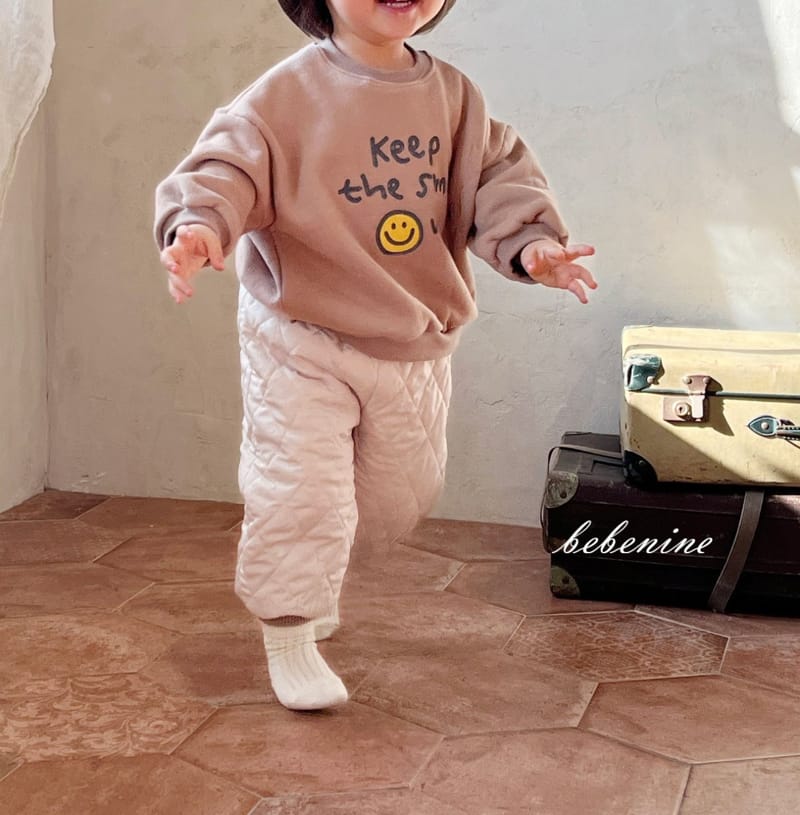 BEBE NINE - Korean Children Fashion - #Kfashion4kids - Quilting Kids Bear Pants - 4