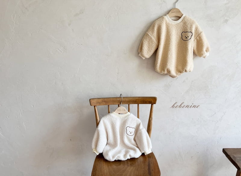 BEBE NINE - Korean Children Fashion - #Kfashion4kids - Bear Embroidery Bodysuit - 10