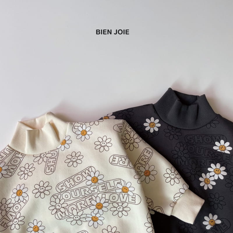 BIEN JOIE - Korean Children Fashion - #Kfashion4kids - Loing Turtleneck Sweatshirt - 2