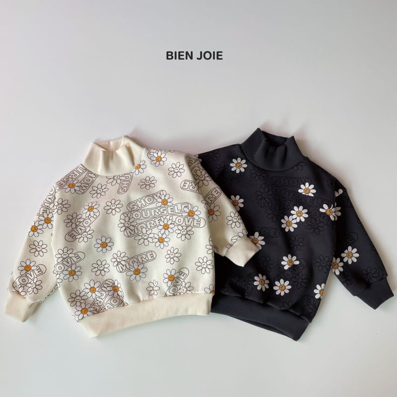 BIEN JOIE - Korean Children Fashion - #Kfashion4kids - Loing Turtleneck Sweatshirt - 3