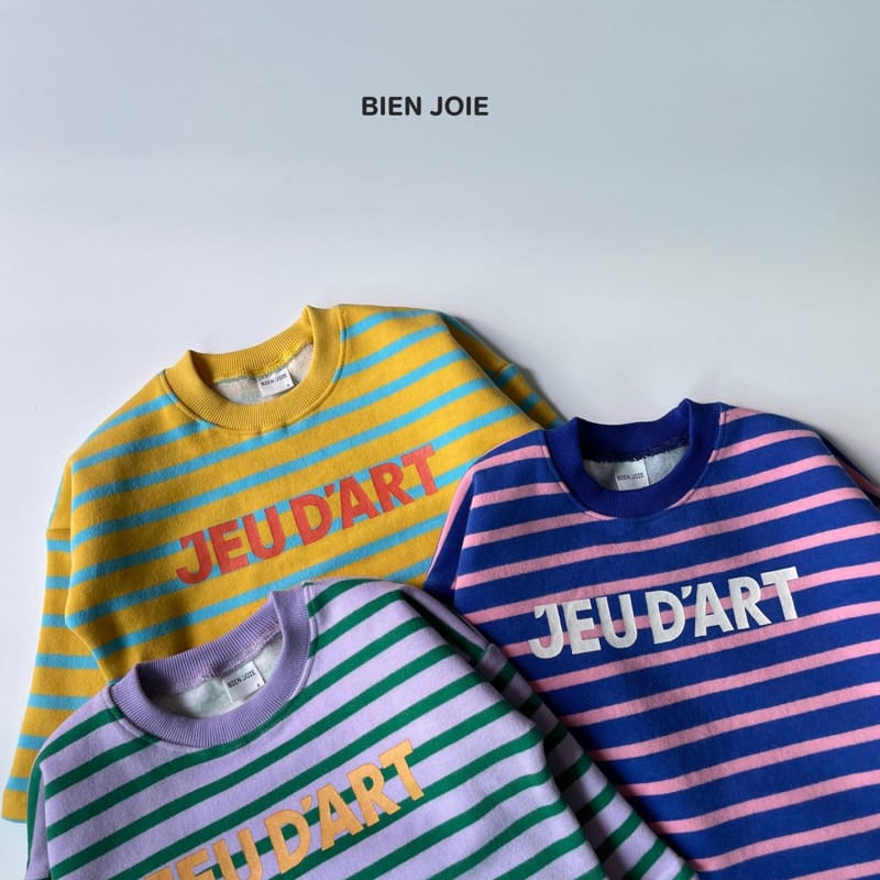 BIEN JOIE - Korean Children Fashion - #Kfashion4kids - Jue Stripes Tee - 10