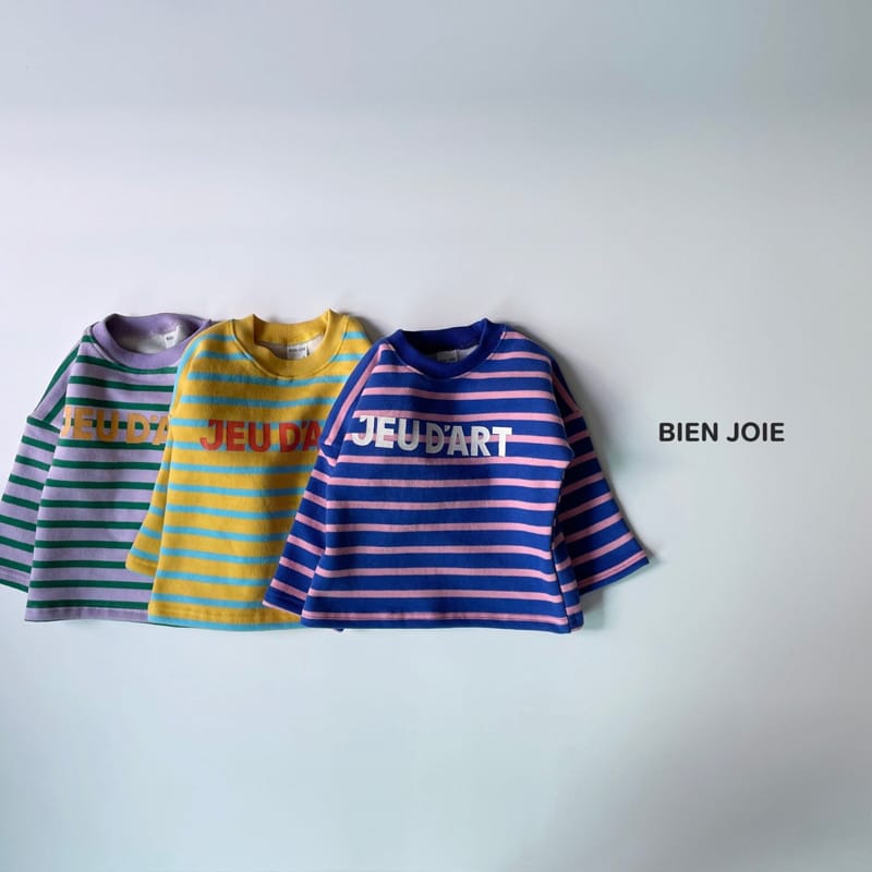 BIEN JOIE - Korean Children Fashion - #Kfashion4kids - Jue Stripes Tee - 11
