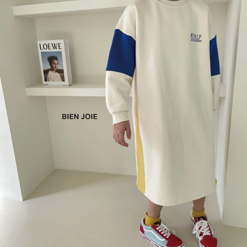 BIEN JOIE - Korean Children Fashion - #Kfashion4kids - Potter Color Fleece One-piece