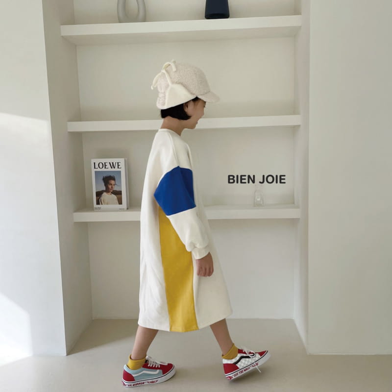 BIEN JOIE - Korean Children Fashion - #Kfashion4kids - Potter Color Fleece One-piece - 3