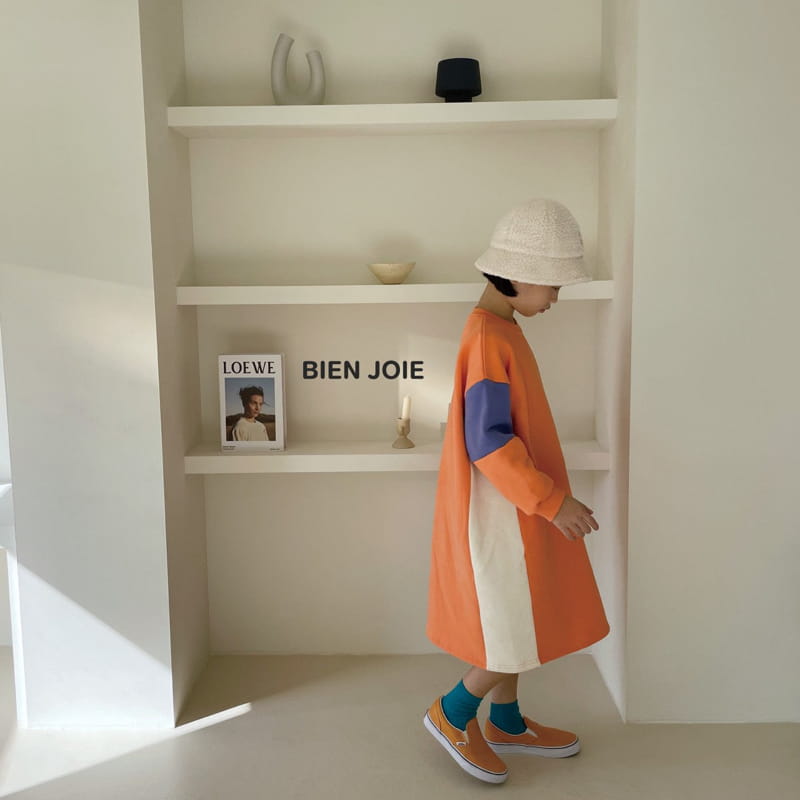 BIEN JOIE - Korean Children Fashion - #Kfashion4kids - Potter Color Fleece One-piece - 5