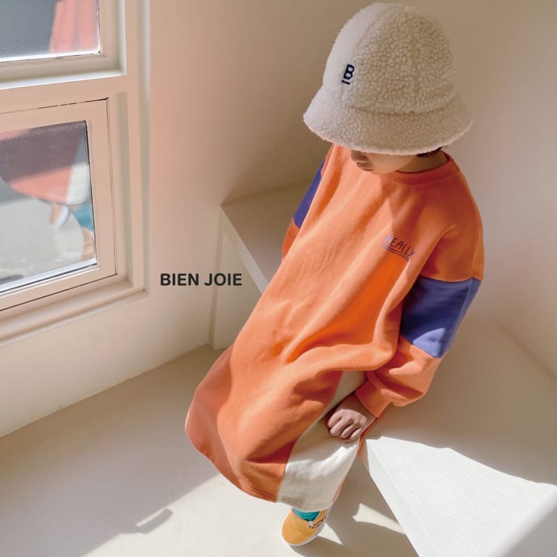 BIEN JOIE - Korean Children Fashion - #Kfashion4kids - Potter Color Fleece One-piece - 6
