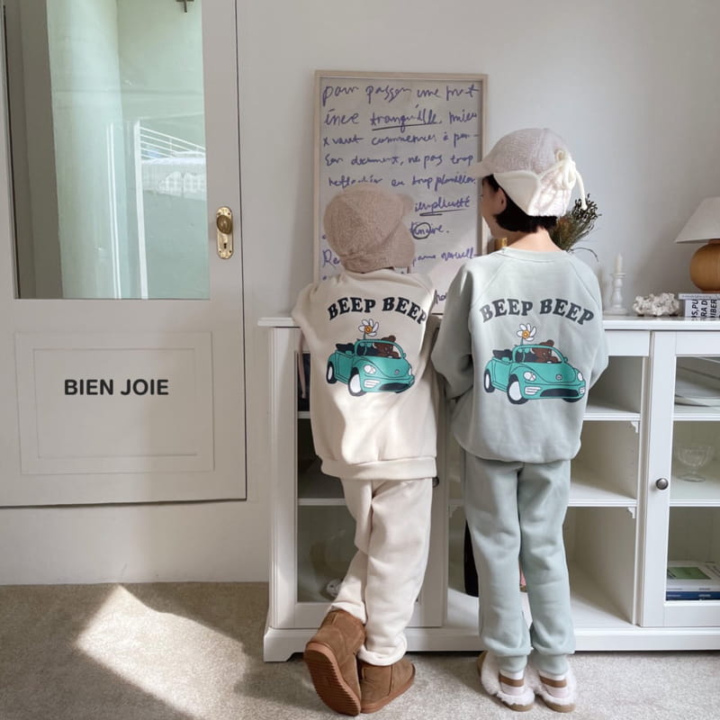 BIEN JOIE - Korean Children Fashion - #Kfashion4kids - Bibi Fleece Top Bottom Set