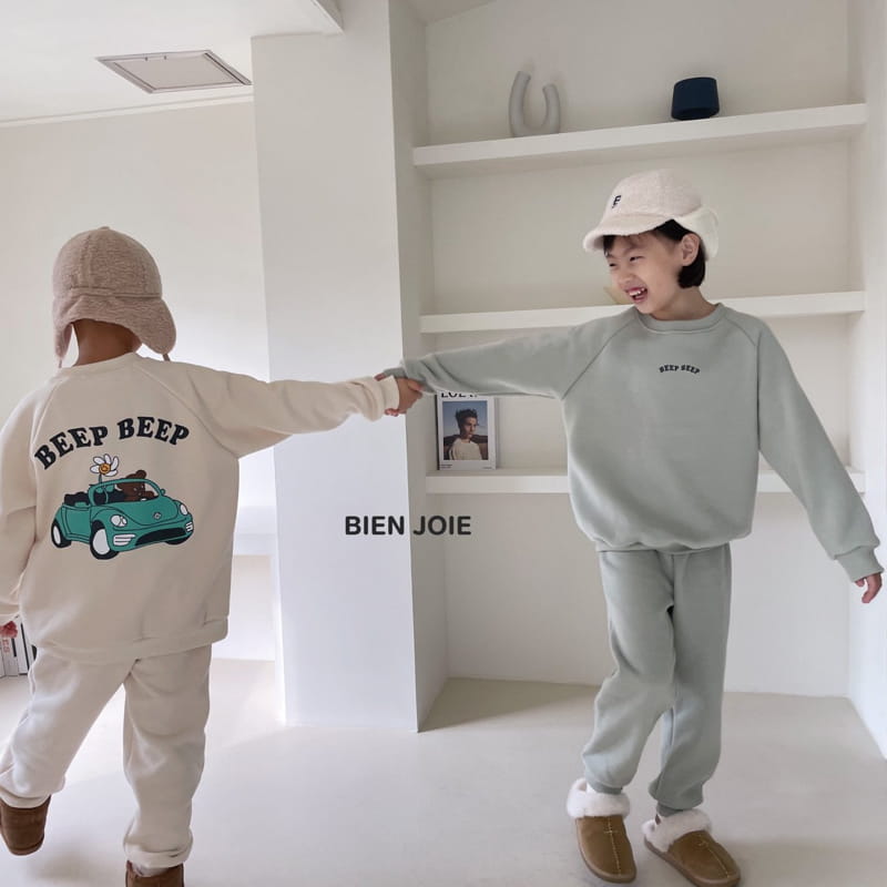 BIEN JOIE - Korean Children Fashion - #Kfashion4kids - Bibi Fleece Top Bottom Set - 3