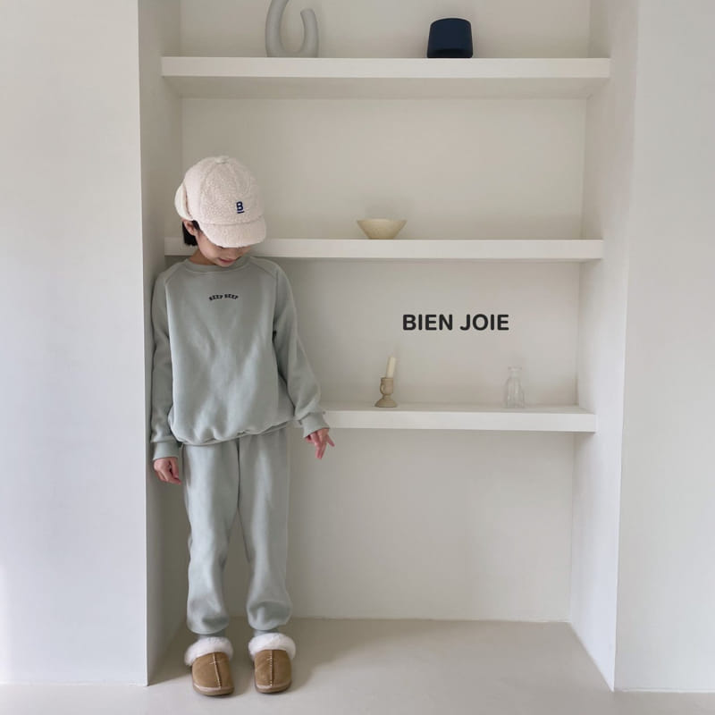 BIEN JOIE - Korean Children Fashion - #Kfashion4kids - Bibi Fleece Top Bottom Set - 4