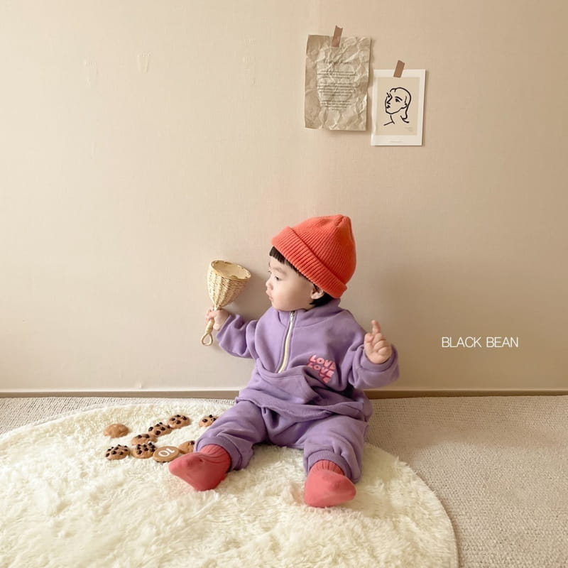 BLACK BEAN - Korean Children Fashion - #Kfashion4kids - Half Bebe Top Bottom Set - 11