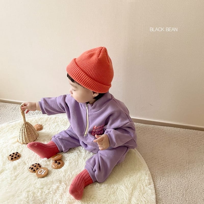 BLACK BEAN - Korean Children Fashion - #Kfashion4kids - Half Bebe Top Bottom Set - 12