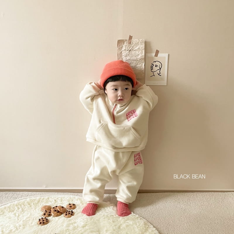 BLACK BEAN - Korean Children Fashion - #Kfashion4kids - Half Bebe Top Bottom Set - 4