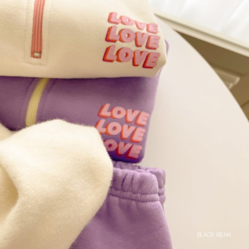 BLACK BEAN - Korean Children Fashion - #Kfashion4kids - Half Bebe Top Bottom Set - 5
