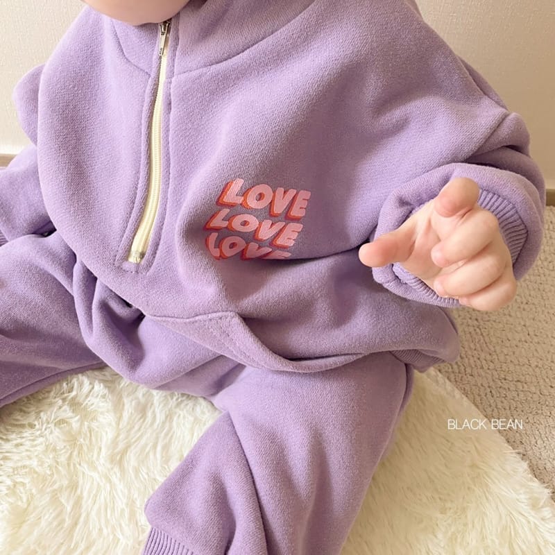 BLACK BEAN - Korean Children Fashion - #Kfashion4kids - Half Bebe Top Bottom Set - 7