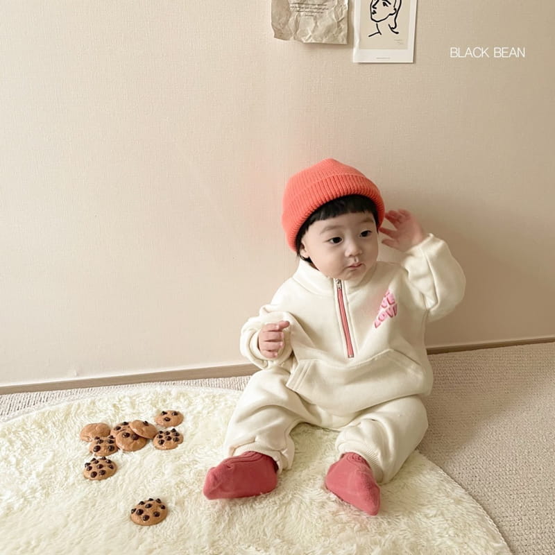 BLACK BEAN - Korean Children Fashion - #Kfashion4kids - Half Bebe Top Bottom Set - 9