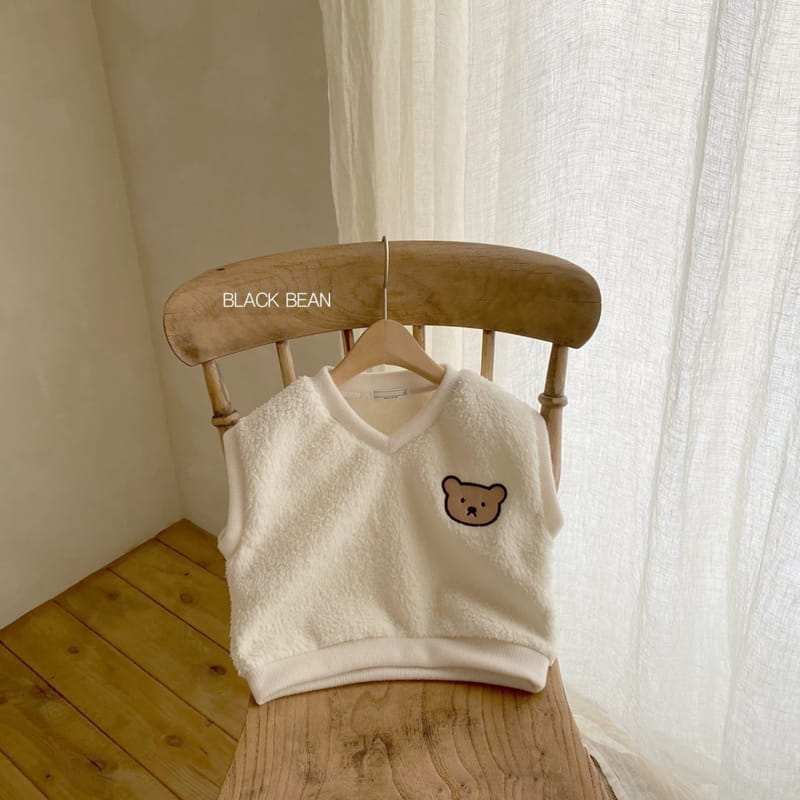 BLACK BEAN - Korean Children Fashion - #Kfashion4kids - Teddy Bebe Vest - 2