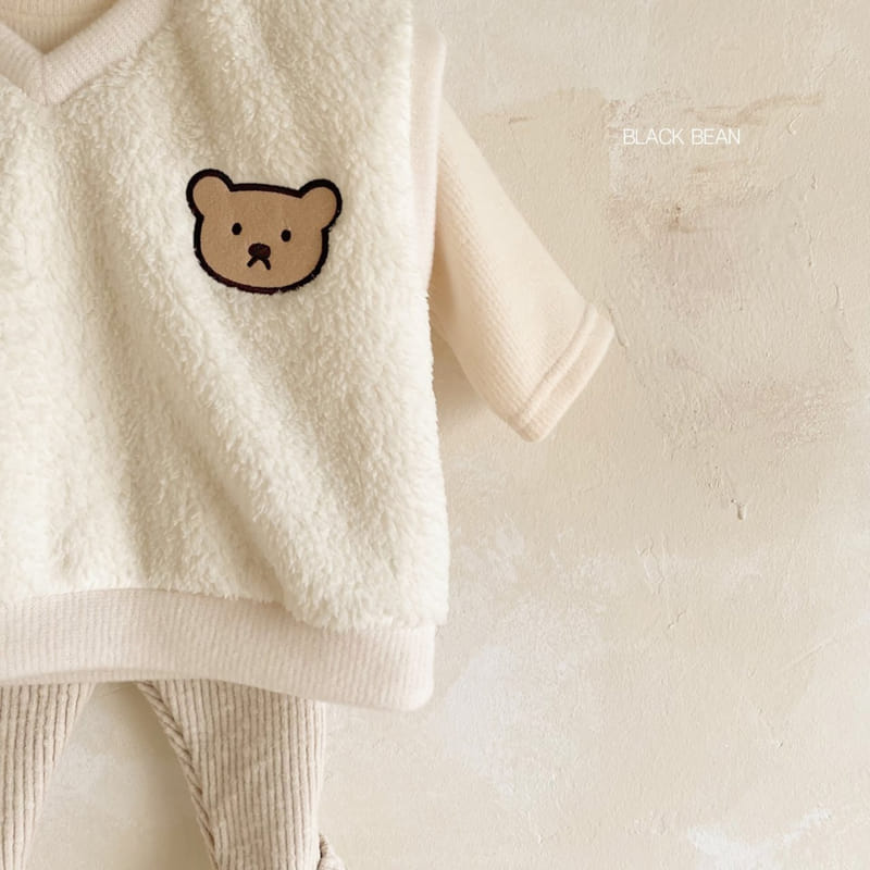 BLACK BEAN - Korean Children Fashion - #Kfashion4kids - Teddy Bebe Vest - 3