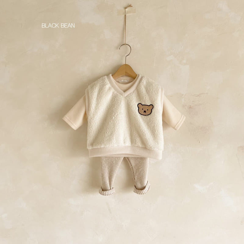 BLACK BEAN - Korean Children Fashion - #Kfashion4kids - Teddy Bebe Vest - 5