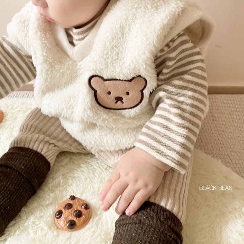 BLACK BEAN - Korean Children Fashion - #Kfashion4kids - Teddy Bebe Vest - 7