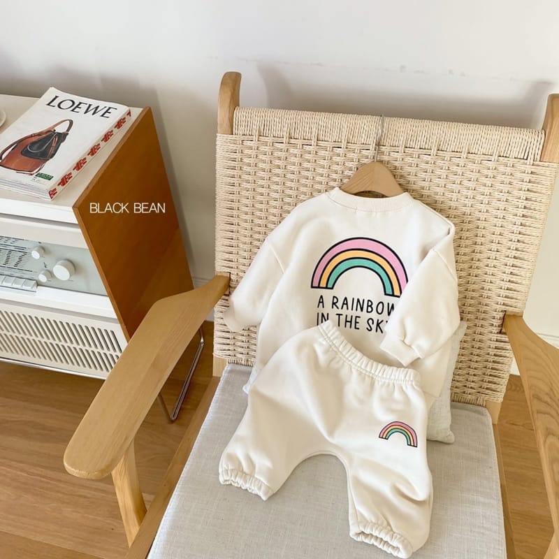 BLACK BEAN - Korean Children Fashion - #Kfashion4kids - Sky Bebe Top Bottom Set - 2