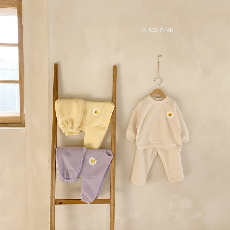 BLACK BEAN - Korean Children Fashion - #Kfashion4kids - Flora Top Bottom Set - 4