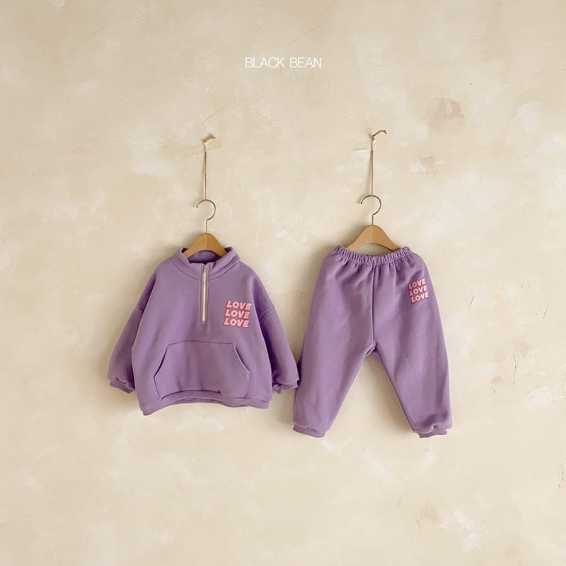 BLACK BEAN - Korean Children Fashion - #Kfashion4kids - Half Top Bottom Set - 4